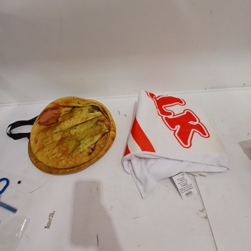 2PC ADULT LOL BY FUN WORLD MILK AND COOKIES COUPLE HALLOWEEN COSTUMES- OSFM- RED/WHITE/BROWN image 2