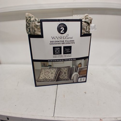 2PK TOWN & COUNTRY LIVING WASHLUXE DECORATIVE PILLOWS - 22" - MULTICOLORED (MODEL:1901552) image 5