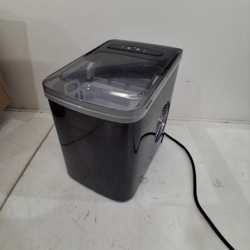 FRIGIDAIRE COUNTERTOP ELECTRIC ICE MAKER - MAKES 26LBS OF ICE/DAY - BLACK STAINLESS STEEL (MODEL: EFIC120-GRYSS-SC_G2) image 3