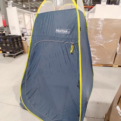 FRUITEAM POP UP PORTABLE PRIVACY CHANGING /SHOWER TENT - 47" X 47" X 76" - BLUE/YELLOW image 2