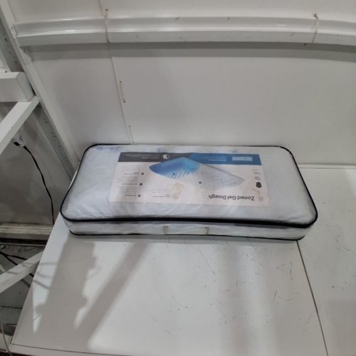 MALOUF ZONED GEL DOUGH PILLOW - KING - WHITE image 4
