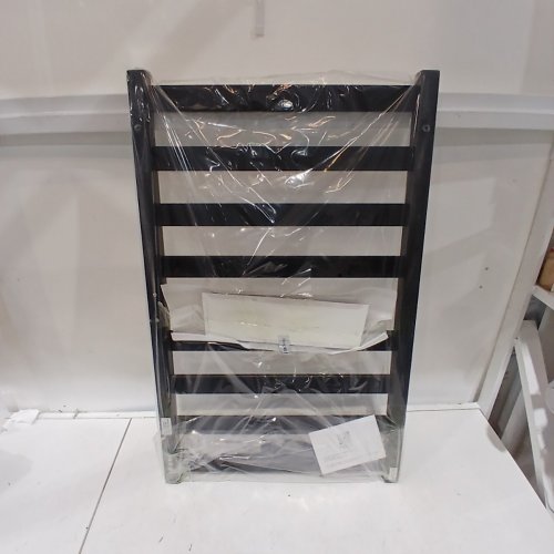 COLLIFORD STAINLESS STEEL HEATED TOWEL WARMING RACK - 21.5" X 3" X 41" - BLACK (MODEL: AY1008) image 2