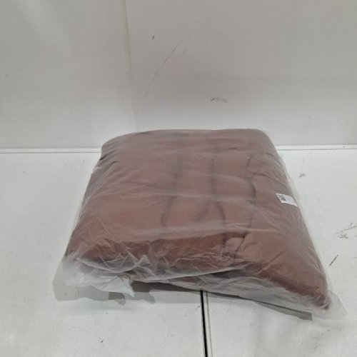 2PK TUFTED TIE-ON CHAIR CUSHIONS - 15" X 15" - BROWN image 3