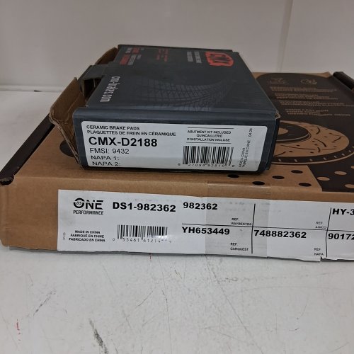 2PK DS-ONE PERFORMANCE DISC BRAKE ROTOR AND BRAKE PAD FOR HYUNDAI KONA KIA SELTOS 2018-2025 (MODEL: DS1-982362) image 2