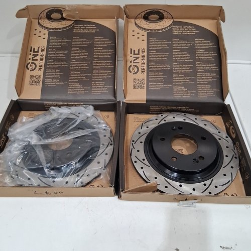 2PK DS-ONE PERFORMANCE DISC BRAKE ROTOR AND BRAKE PAD FOR HYUNDAI KONA KIA SELTOS 2018-2025 (MODEL: DS1-982362) image 3