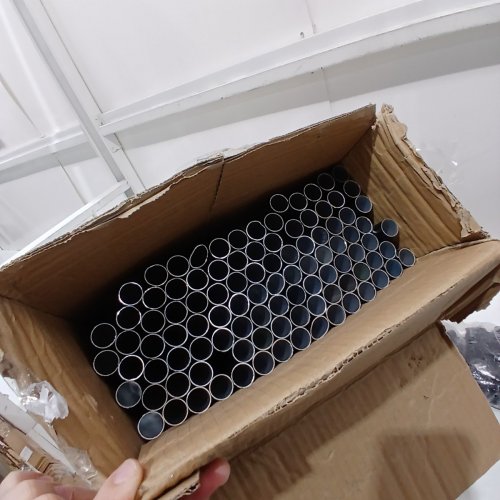 105PK HYPERGIANT ALUMINUM ROUND DECK RAILING SPINDLE BALUSTERS - 26" - BLACK image 2