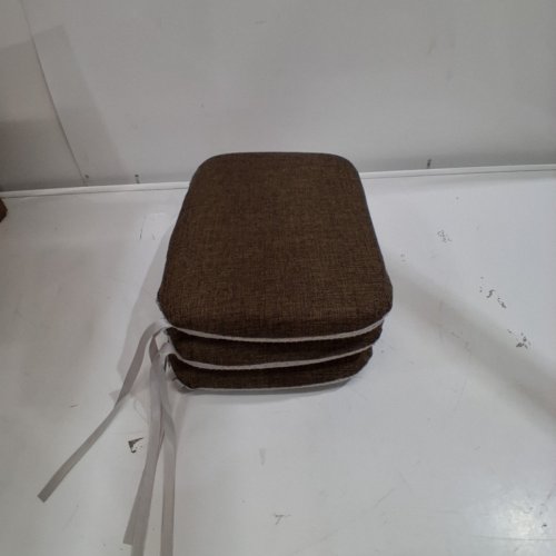 3PK NONSLIP CHAIR CUSHIONS - 13" X 9" - BROWN image 2