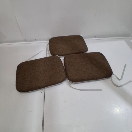 3PK NONSLIP CHAIR CUSHIONS - 13" X 9" - BROWN image 3