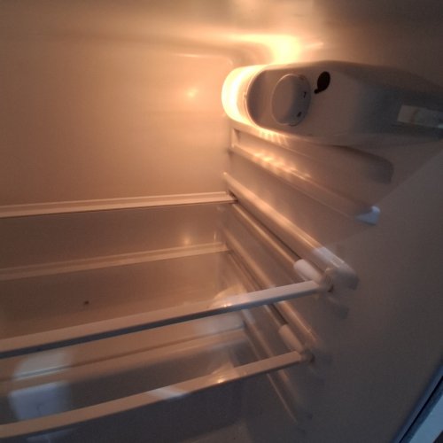 FRIGIDAIRE STAINLESS STEEL 2 DOOR FRIDGE/FREEZER - 4.5 CU. FT. - SILVER/BLACK (MODEL: EFR463-B) image 2