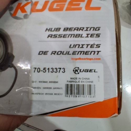 KUGEL HUB BEARING ASSEMBLY - FITS SEELCT MODELS (MODEL: 70-513373) image 2