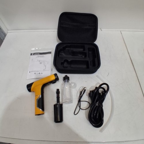 DEKO CORDLESS PRESSURE WASHER - 7.4 V, 11A, 130 PSI, 0.55 GPM - YELLOW / BLACK (MODEL: DKPCCWX07VA1) image 3