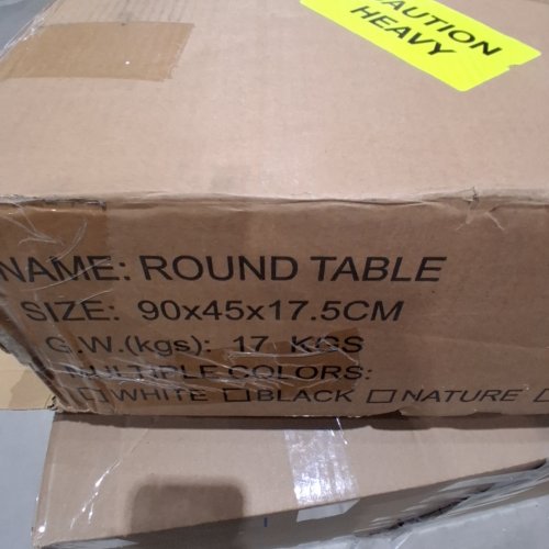BEROXII ROUND COFFEE TABLE WITH STORAGE - 31.5" - DARK GREY (MODEL : HCYZ-001GRAY-US-XIN) image 4