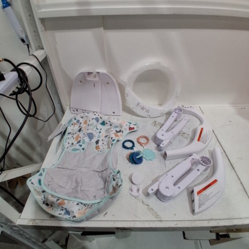 FISHERPRICE SIT ME UP FLOOR SEAT / PORTABLE BABY CHAIR - 44LBS MAX - PECIFIC PEBBLE (MODEL : GKJ14) image 2