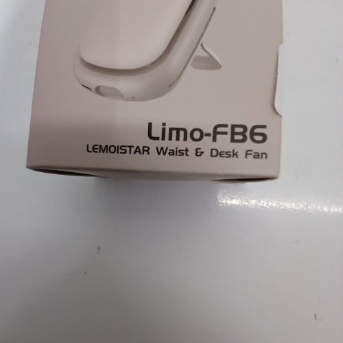 LEMOISTAR PORTABLE WASIT CLIP MINI FAN - BATTERY OPERATED - WHITE (MODEL: LIMO-FB6) image 2