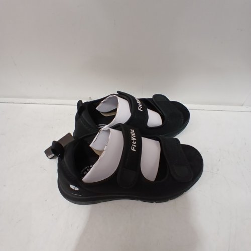 FITVILLE WOMENS EASYTOP RECOVERY SANDAL V3 - SIZE 8 WIDE - BLACK image 3
