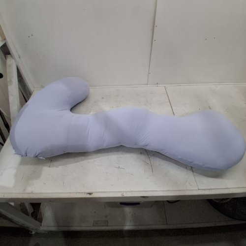 MELLOW BODYALIGN PLUS+ COOLING BODY PILLOW WITH LEG SUPPORT - BLUE image 2