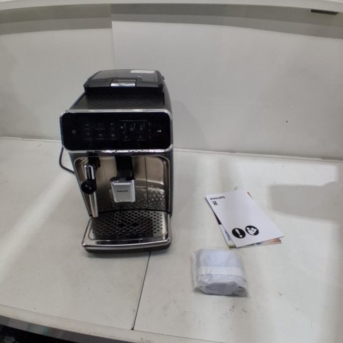 PHILIPS 3300 SERIES FULLY AUTOMATIC ESPRESSO MACHINE WITH INTUITIVE TOUCH DISPLAY & CLASSIC MILK FROTHER - BLACK/CHROME - (MODEL: EP3326/90) image 11