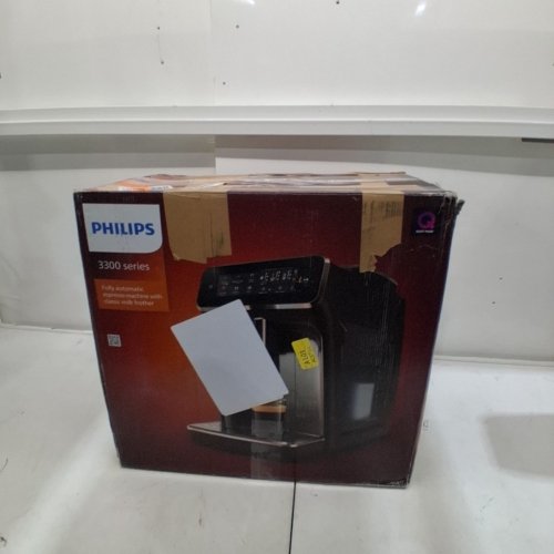 PHILIPS 3300 SERIES FULLY AUTOMATIC ESPRESSO MACHINE WITH INTUITIVE TOUCH DISPLAY & CLASSIC MILK FROTHER - BLACK/CHROME - (MODEL: EP3326/90) image 13