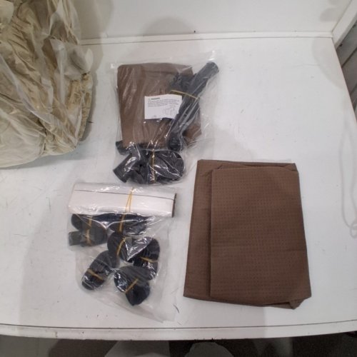 UMBRAUTO HEAVY DUTY WATERPROOF 9-LAYER TRAVEL TOP CAMPER RV COVER - 30FT-33FT - BEIGE/BROWN (MODEL: UA-4001-3033N) image 4