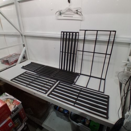 VANCOUVER CLASSICS 3-TIER RESIN SLAT UTILITY SHOE RACK - 26.5" X 19.1" X 12.2" - ESPRESSO (MODEL: WEB177) image 2