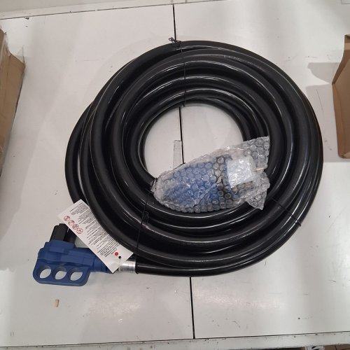 FINDEROMEND GENERATOR CORD AND POWER INLET BOX COMBO KIT - 25FT - 50AMP - BLACK/BLUE -(MODEL: ED-502P) image 2