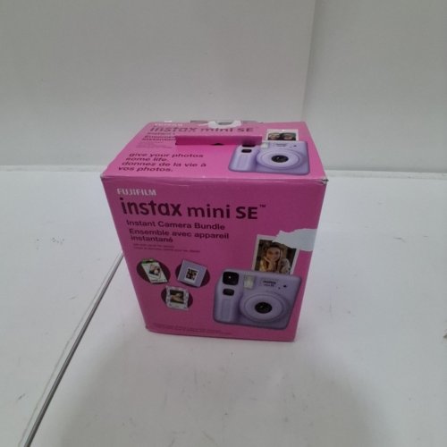 FUJIFILM INSTAX MINI SE INSTANT CAMERA BUNDLE WITH MAGNETIC FRAME, MINI ALBUM, AND 10 EXPOSURE MINI FILM PACK - LAVENDER image 5