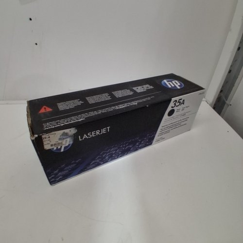 HP 35A BLACK ORIGINAL LASERJET TONER CARTRIDGE (MODEL: CB435A) image 2