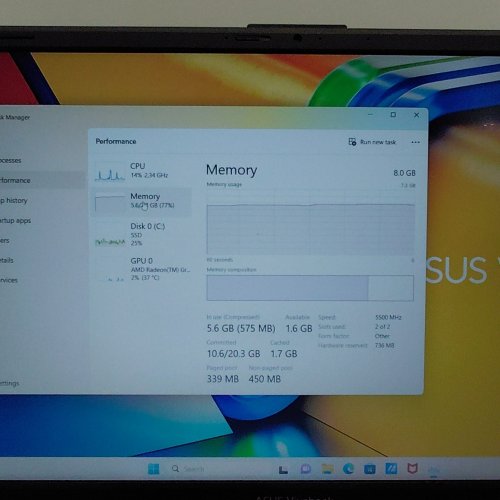 ASUS VIVOBOOK GO 15 LAPTOP, 15.6” FHD DISPLAY, AMD RYZEN 3 7320 PROCESSOR, 8GB DDR5 256GB SSD, WINDOWS 11 - BLACK (MODEL: 1504GA-WB31-CB) image 5