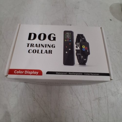 REMOTE WATERPROOF DOG TRAINING COLLAR WITH SCREEN - 3300FT - BLACK image 4