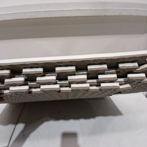 4PK YES4ALL INTERLOCKING EXERCISE FOAM MATS, (12" X 12") - GREY / BROWN image 3