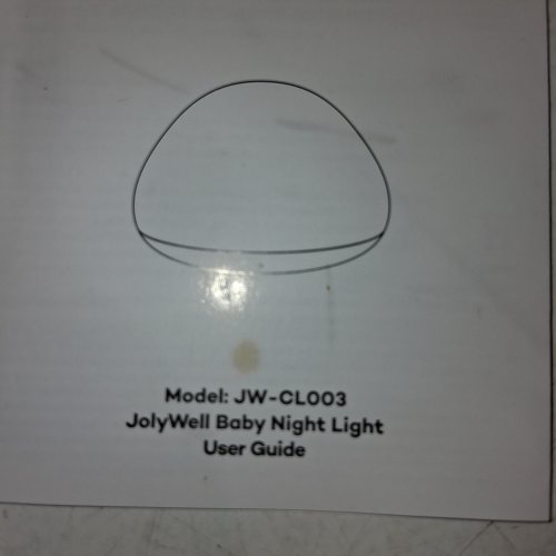 JOLYWELL RECHARGEABLE BABY NIGHT LIGHT - COLOUR CHANGING (MODEL: JW-CLO03) image 3