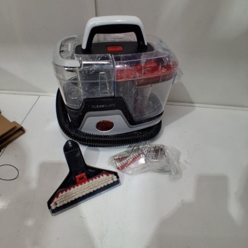 HOOVER CLEANSLATE PORTABLE CARPET & UPHOLSTERY SPOT CLEANER & STAIN REMOVER - 40OZ DUAL TANKS - RED/GREY (MODEL: FH14001VCD) image 3