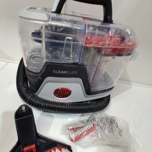 HOOVER CLEANSLATE PORTABLE CARPET & UPHOLSTERY SPOT CLEANER & STAIN REMOVER - 40OZ DUAL TANKS - RED/GREY (MODEL: FH14001VCD) image 4