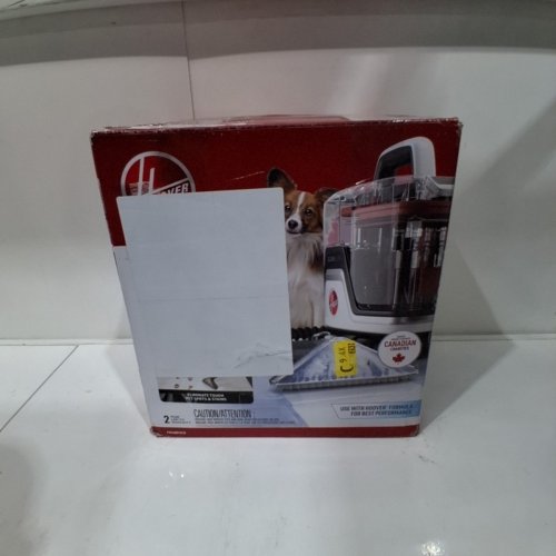 HOOVER CLEANSLATE PORTABLE CARPET & UPHOLSTERY SPOT CLEANER & STAIN REMOVER - 40OZ DUAL TANKS - RED/GREY (MODEL: FH14001VCD) image 5