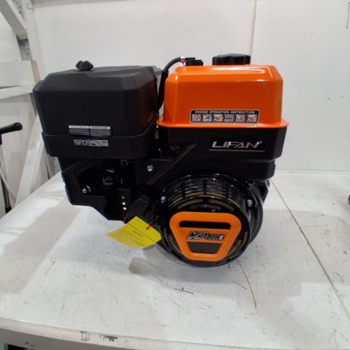 LIFAN 15HP ELECTRIC STARTER GASOLINE ENGINE - 420CC, 6.5L TANK - BLACK/ORANGE - (MODEL: 190F-TD) image 7
