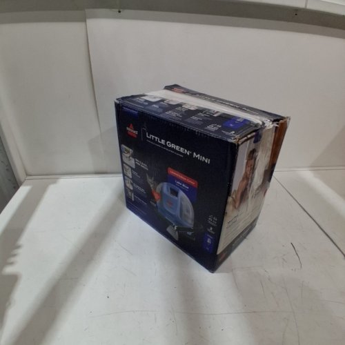 BISSELL LITTLE GREEN MINI CORDLESS PORTABLE CARPET AND UPHOLSTERY DEEP CLEANER- BLUE/BLACK - (MODEL: 4075H) image 5