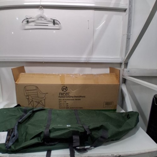 2PK NICEC EXTRA-LARGE PADDED CAMPING CHAIR WITH CUPHOLDER & COOLER - 38" X 39" - GREEN (MODEL: ‎NC-XLPADCHAIR-1111) image 4