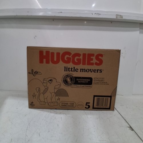 132PK HUGGIES LITTLE MOVERS DIAPERS - SIZE 5 (27+LBS) - DISNEY BABY LION KING (MODEL: 56316) image 4
