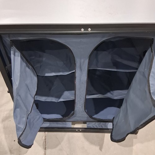 VEVOR FOLDING CAMPING STORAGE CABINET - BLUE/BLACK image 4