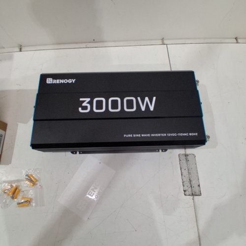 RENOGY 3000W PURE SINE WAVE INVERTER 12V DC TO 120V AC CONVERTER FOR HOME, RV, TRUCK, OFF-GRID SOLAR POWER INVERTER 12V TO 110V WITH BUILT-IN 5V/2.1A USB PORT, AC HARDWIRE PORT, REMOTE CONTROLLER (MODEL:‎ RNG-INVT-3000-12V-P2) image 2