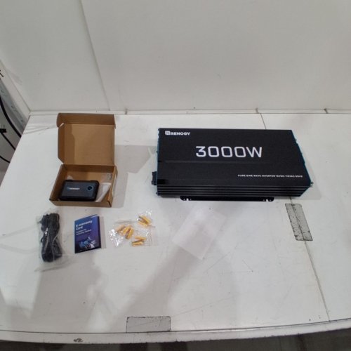 RENOGY 3000W PURE SINE WAVE INVERTER 12V DC TO 120V AC CONVERTER FOR HOME, RV, TRUCK, OFF-GRID SOLAR POWER INVERTER 12V TO 110V WITH BUILT-IN 5V/2.1A USB PORT, AC HARDWIRE PORT, REMOTE CONTROLLER (MODEL:‎ RNG-INVT-3000-12V-P2) image 3