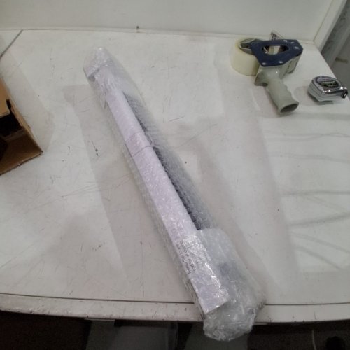 CORDLESS ZEBRA BLINDS ROLLER SHADES - 19" X 72" - BLACK (MODEL: DZSTBML) image 2
