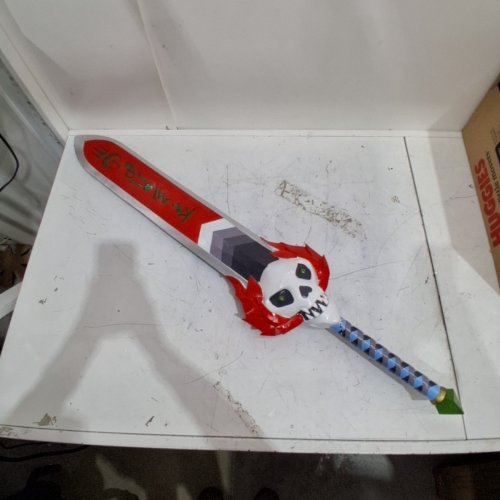 AROUNDIGHT ZAGREUS' STYGIAN BLADE FOR HALLOWEEN COSTUME/COLLECTABLE - 43.15" - MULTICOLOURED image 3