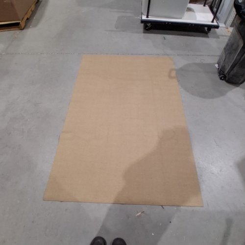 INDOOR NON-SLIP BACKING AREA RUG - 6FT X 4FT - BEIGE image 2