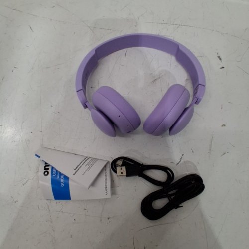 ONN WIRELESS BLUETOOTH ON-EAR HEADPHONES - UP 24 HOURS PLAYTIME - PURPLE (MODEL: 100002890) image 3