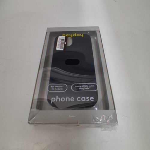 HEYDAY MAGSAFE SILICONE PHONE CASE FOR IPHONE 13/14/15/16E - BLACK image 3