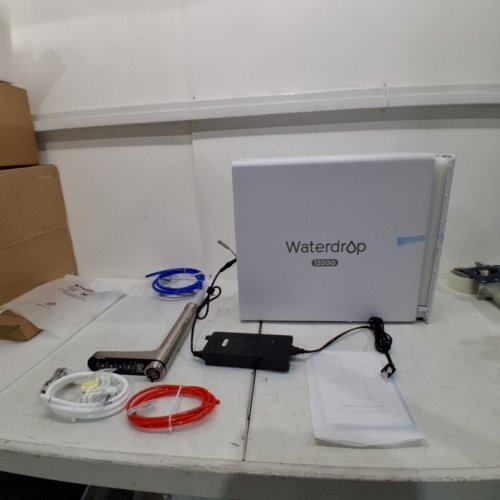WATERDROP X12 ALKALINE MINERAL REVERSE OSMOSIS SYSTEM- 1200GPD- 11-STAGE FILTRATION TANKLESS- STAINLESS STEEL FAUCET, BPA FREE - WHITE (MODEL:WD-X12) image 5
