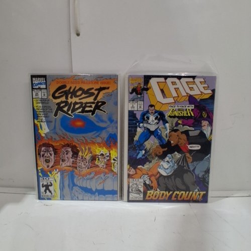 4 ASSTD MARVEL COMIC BOOKS - CAGE #3, GHOST RIDER #25, DEATHLOK #10, MOTORMOUTH AND KILLPOWER #6 -VARIOUS AUTHORS image 4