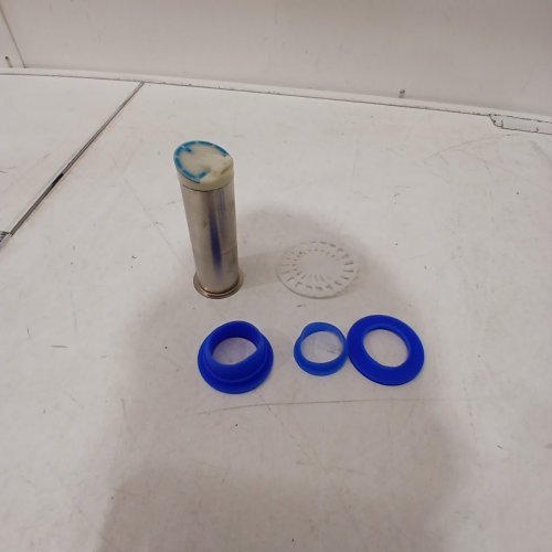 FLOOR DRAIN CORE WITH HAIR CATCHER - SILVER / BLUE / WHITE image 2
