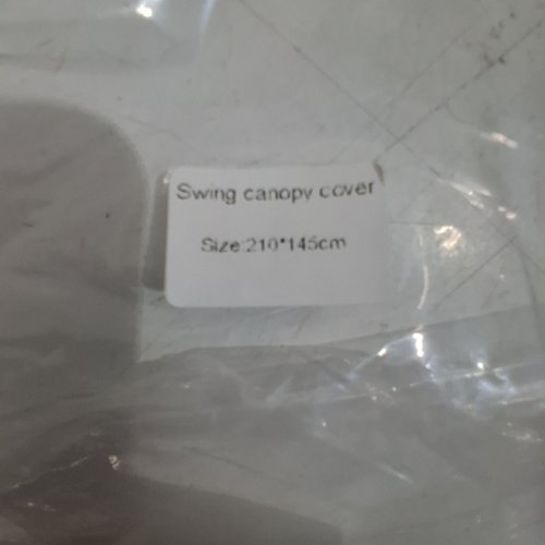 CANOPY SWING REPLACEMENT COVER - 7FT X 5FT - GREY image 2